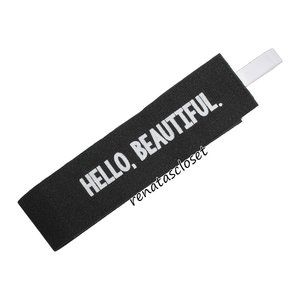 Toweltopper "Hello, Beautiful" Packable Towel Band NIP